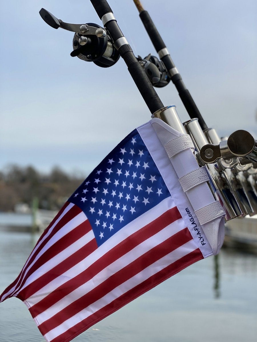 Boat Flag American USA Rod Holder Mounted – plethoraproducts